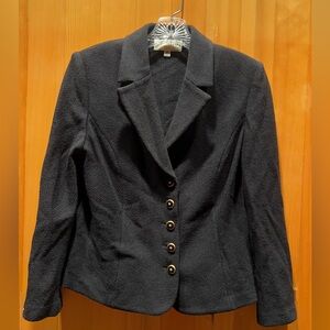 St. John Collection Textured Black Jacket
